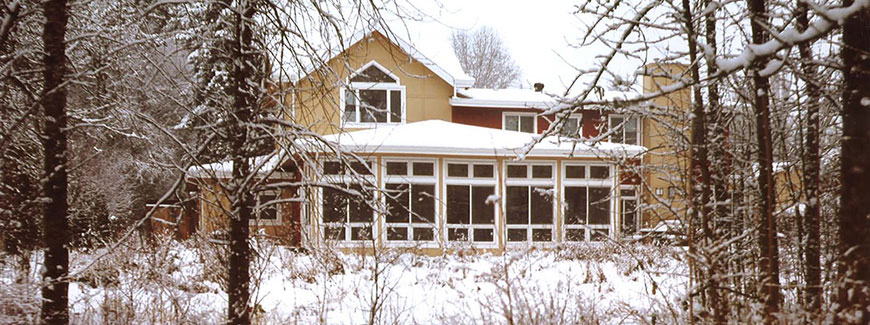 Common House in snow