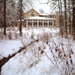 Common House in snow Common House in snow